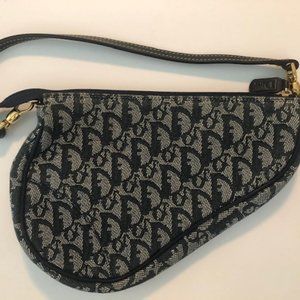 Christian Dior Vintage Mini Saddle Bag Pochette